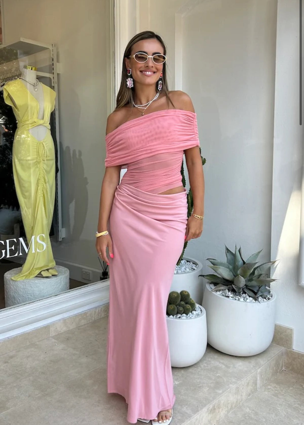 Benni- Nico Off Shoulder Maxi