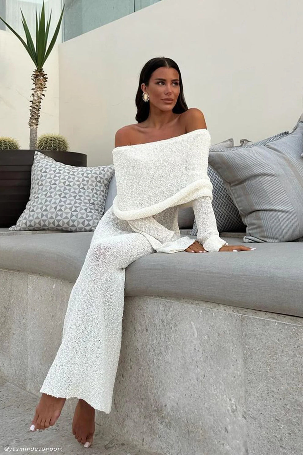 Meshki- Marisol Off Shoulder Maxi Dress